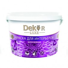 Водоэмаль интерьерная DEKOR ВК-АК-216 супербелая  1,1кг  31-631