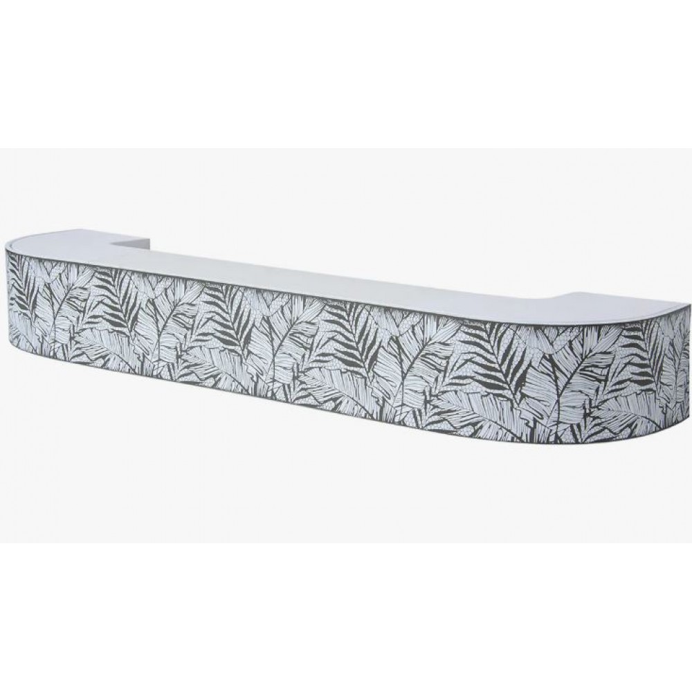 Карниз потолочный 3-рядный Тропики сатин 200см 8,5см