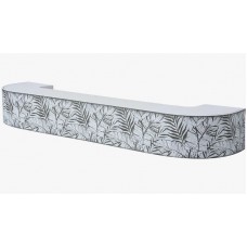 Карниз потолочный 3-рядный Тропики сатин 200см 8,5см