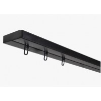 Шина потолочная 1-рядная 250см ПВХ ЧЁРНЫЙ 