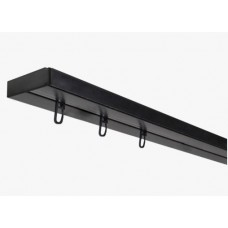 Шина потолочная 1-рядная 250см ПВХ ЧЁРНЫЙ 