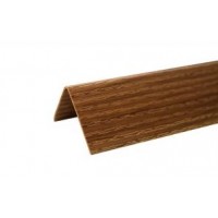 Угол ПВХ 20*20 мм 2,7м Дуб с тиснением текстур. двухсторонний (LU002)