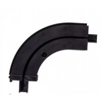 Соединитель угловой 1-рядной шины ПВХ ЧЁРНЫЙ ХХХ АКЦИЯ 10%