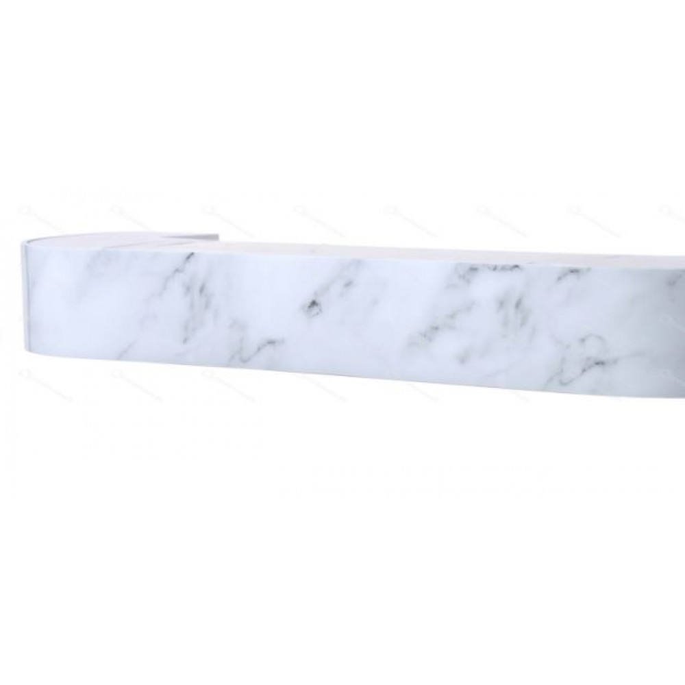 Карниз потолочный 2-рядный Классик белый мрамор 200см 7см