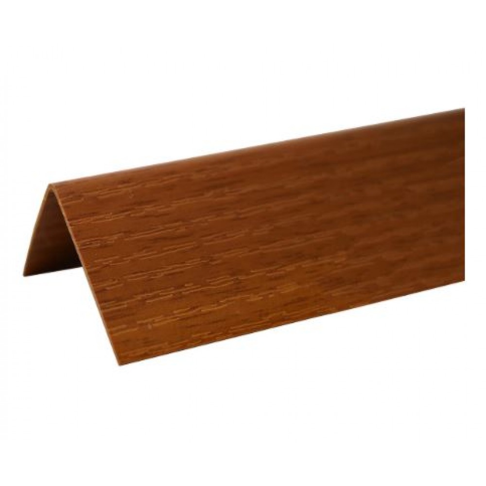Угол ПВХ 30*30 мм 2,7м Орех Антик с тиснением текстур. двухсторонний(LТU004) 