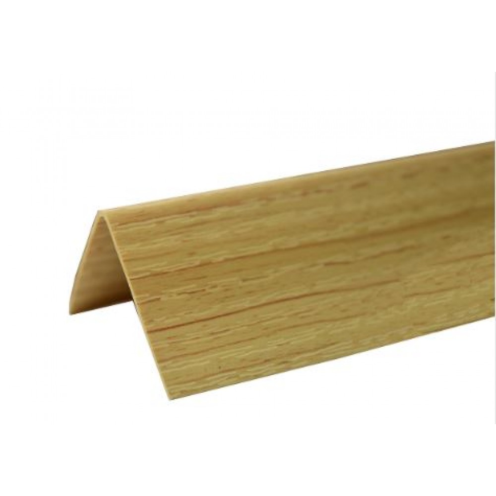Угол ПВХ 40*40 мм 2,7м Сосна светлая с тиснением текстур. двухсторонний (LU006) Угол ПВХ 40*40 мм 2,7м Сосна светлая с тиснением текстур. двухсторонний (LU006)