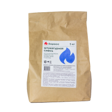 Раствор штукатурный огнеупорный для печей и каминов БоРосс 400 ºC серый мешок 5 кг