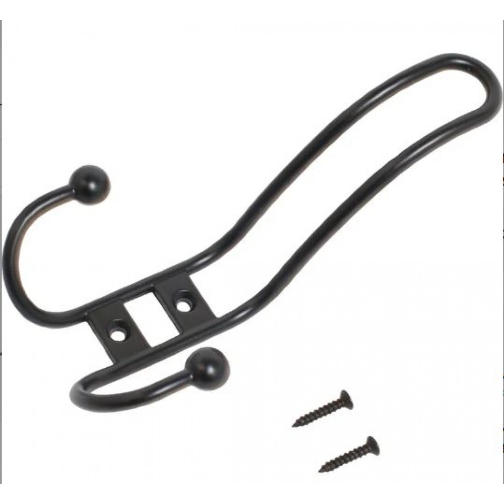 Крючок-вешалка 208 А BL матовый черный (14620) Крючок-вешалка 208 А BL матовый черный (14620)