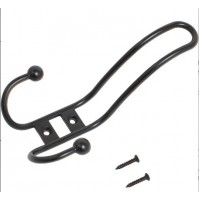 Крючок-вешалка 208 А BL матовый черный (14620)