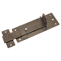 Засов дверной Киров Секрет ЗД-13 ант.бронза с проушиной (2856)