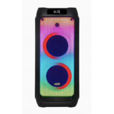 Колонка NDR-1608, Bluetooth, 72см, дин.2шт/8", 40Вт, пульт, беспр.микрофон, подсветка
