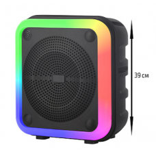 Колонка NDR-W0012, Bluetooth, 39см, дин.1шт/20", 20Вт, пульт, микрофон, подсветка