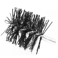 Щетка для очистки дымохода полипропиленовая черная 120мм