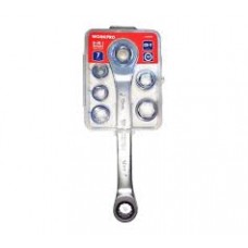 Ключ трещоточный накидной с насадками 7 предметов WP202567