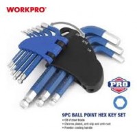 Набор шестигранников с шаровидным наконечником - 9 шт WP222010