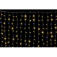 Гирлянда  Занавес Водопад 2,0*2,0 320 ламп LED-8055 Желый 