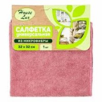 Салфетка из микрофибры 32х32см House Lux 317-3464