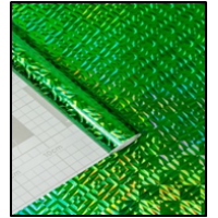 Пленка самоклеющаяся 45см*8м зелён.голограф. Axelfix (LB-030С)