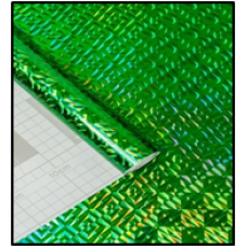 Пленка самоклеющаяся 45см*8м зелён.голограф. Axelfix (LB-030С)