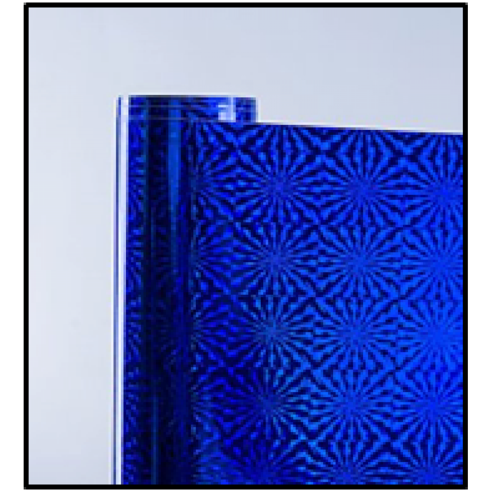 Пленка самоклеющаяся 45см*8м синяя голограф. B&B (LB-096D) Пленка самоклеющаяся 45см*8м синяя голограф. B&B (LB-096D)