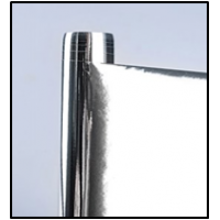 Пленка самоклеющаяся 45см*8м серебро без рисунка голограф. Axelfix (LB-402)