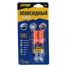 Клей эпоксидный Секунда 3+3мл. (шприц) 403-115 (уп/12шт)