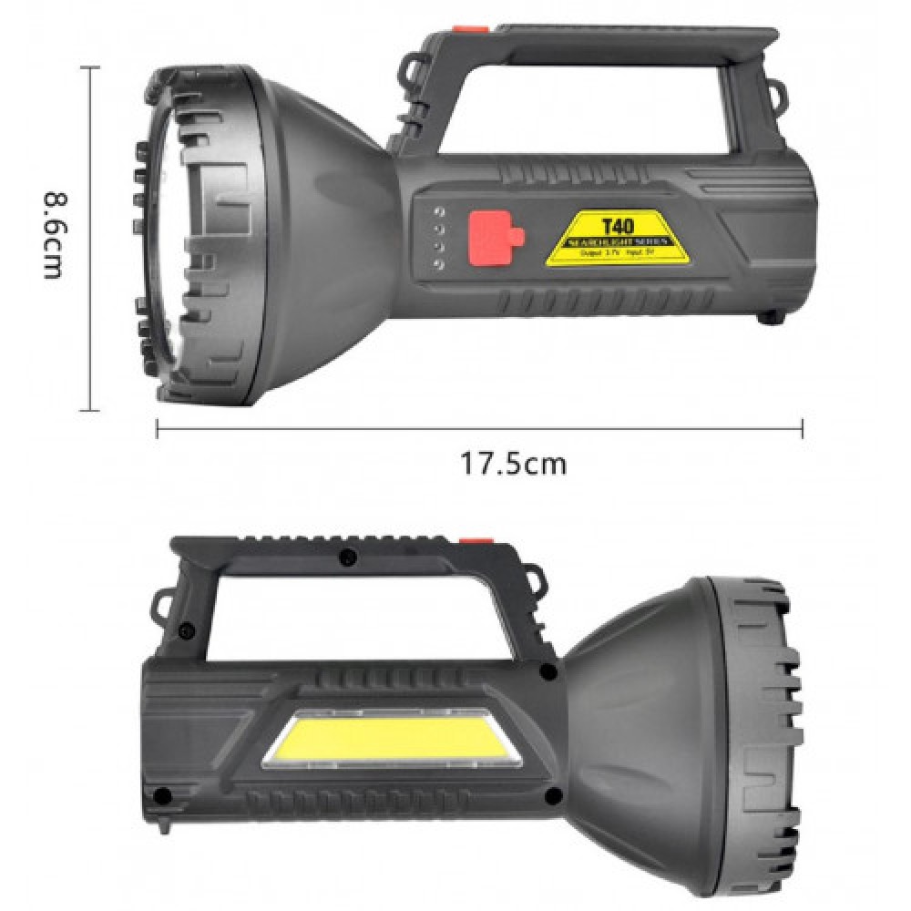 Фонарик+аккумулятор+зарядка Micro STD-1114