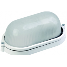 Светильник под лампу ЖКХ НБП/НПП 1401 овал белый без реш. General GCF-O-E27-60-IP65 437725