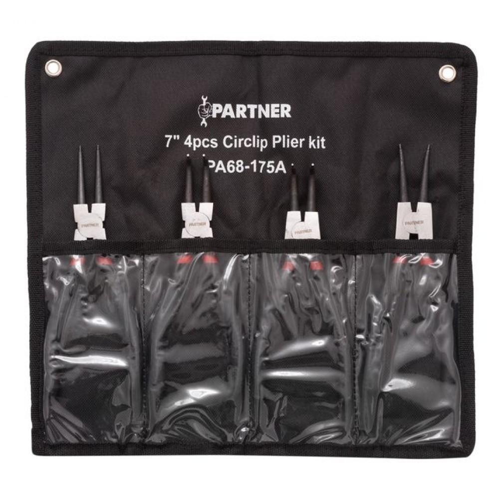 Щипцов набор для стопорных колец 200мм (4 шт/уп.)  FK-68-200A