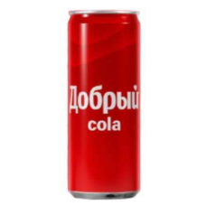 Напиток ДОБРЫЙ КОЛА ЖБ 0,33л