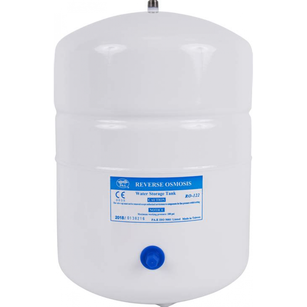Бак для системы обратного осмоса 12л металлический