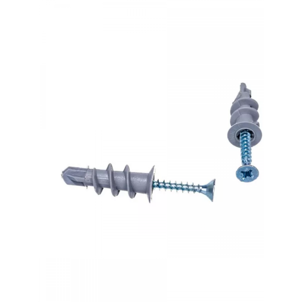 Дюбель для гипсокартона DRIVA 14*23 нейлон с шурупом 4,5*30 (5шт/уп) Дюбель для гипсокартона DRIVA 14*23 нейлон с шурупом 4,5*30 (5шт/уп)