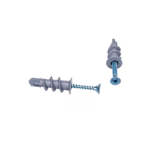 Дюбель для гипсокартона DRIVA 14*23 нейлон с шурупом 4,5*30 (5шт/уп)