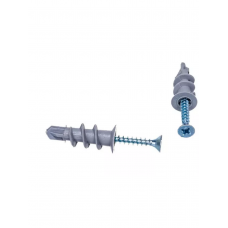 Дюбель для гипсокартона DRIVA 14*23 нейлон с шурупом 4,5*30 (5шт/уп)