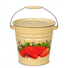 Ведро эмалированное 12л с крышкой 