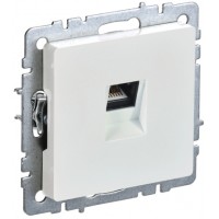 Розетка 1-я RJ45 РК10-БрЖ жемчуг ИЭК