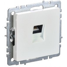 Розетка 1-я RJ45 РК10-БрЖ жемчуг ИЭК