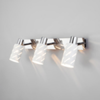 Светильник настенный 20090/3 белый/хром