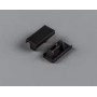Заглушка торцевая для карниза БРИЗ черная, 2шт/уп.