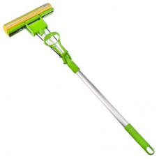 Швабра с губкой ПВА метал.ручка 86-120см (отжим три ролика) 965-288