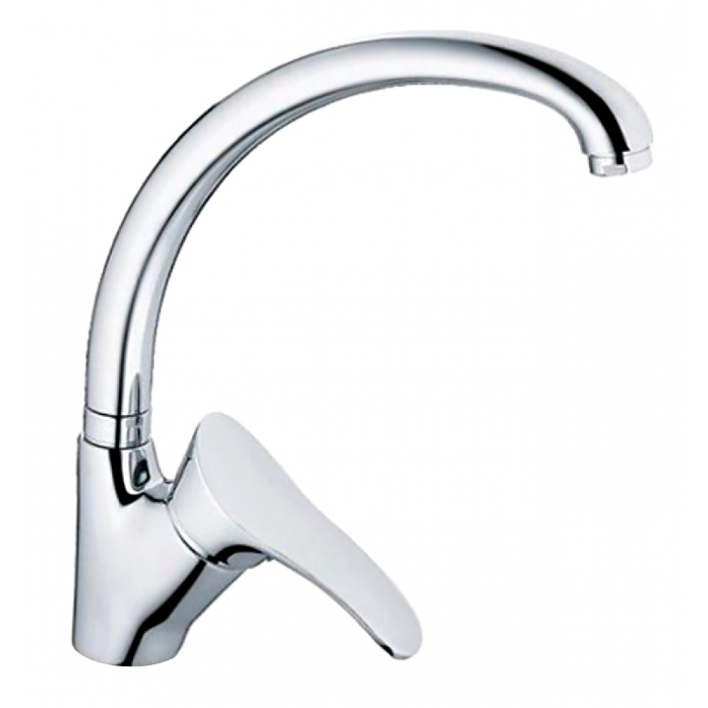 Смеситель для кухни Frap латунь высокий излив 40мм F4101-2 Смеситель для кухни Frap латунь высокий излив 40мм F4101-2