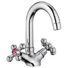 Смеситель для умывальника Frap силумин маховик F1319