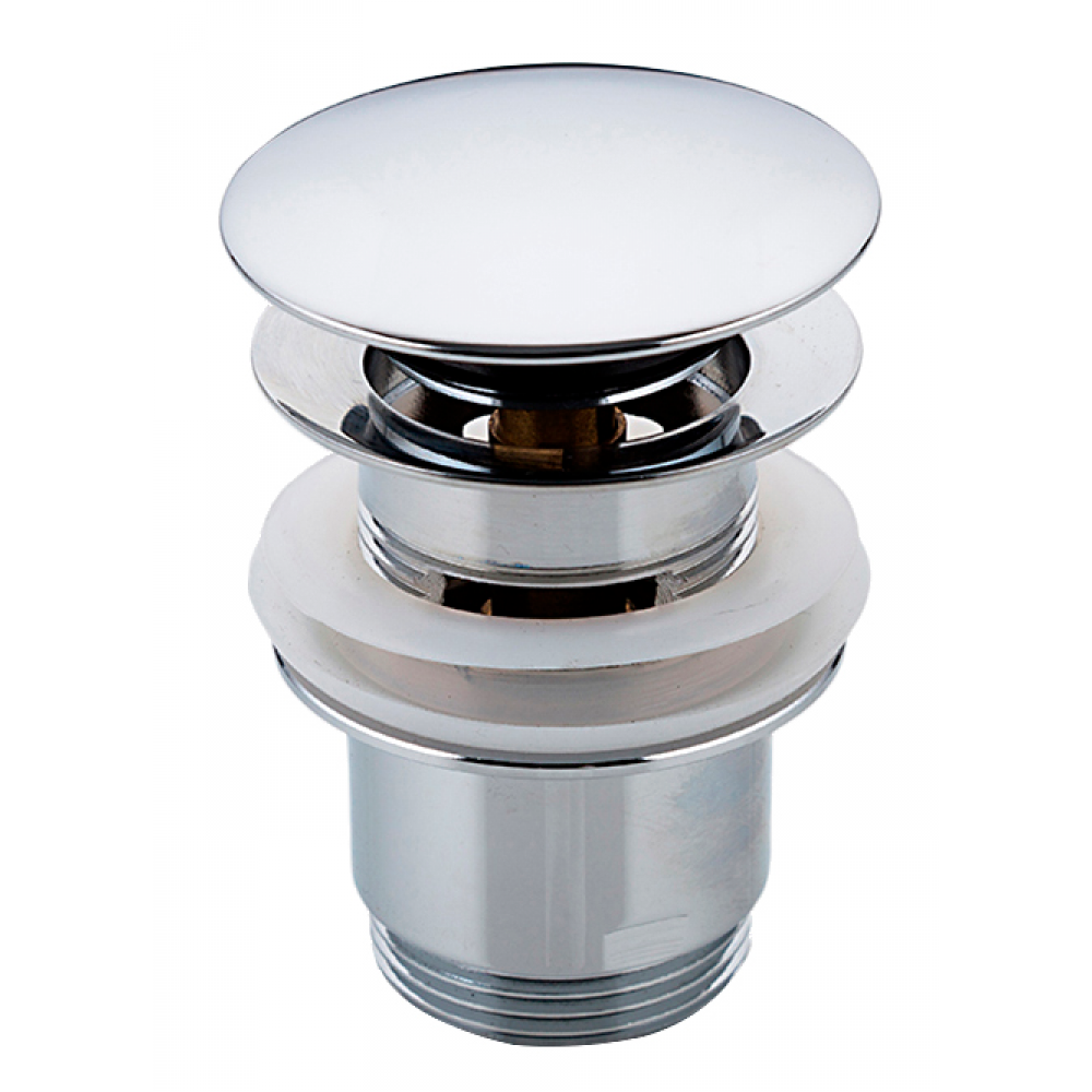 Донный клапан Хром с переливом Frap F60 Донный клапан Хром с переливом Frap F60