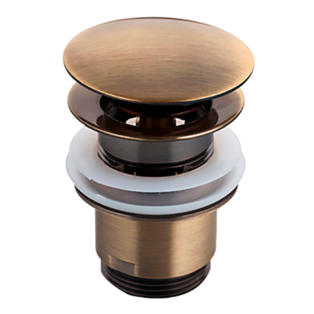 Донный клапан Бронза с перезивом Frap F60-4