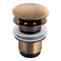 Донный клапан Бронза с перезивом Frap F60-4