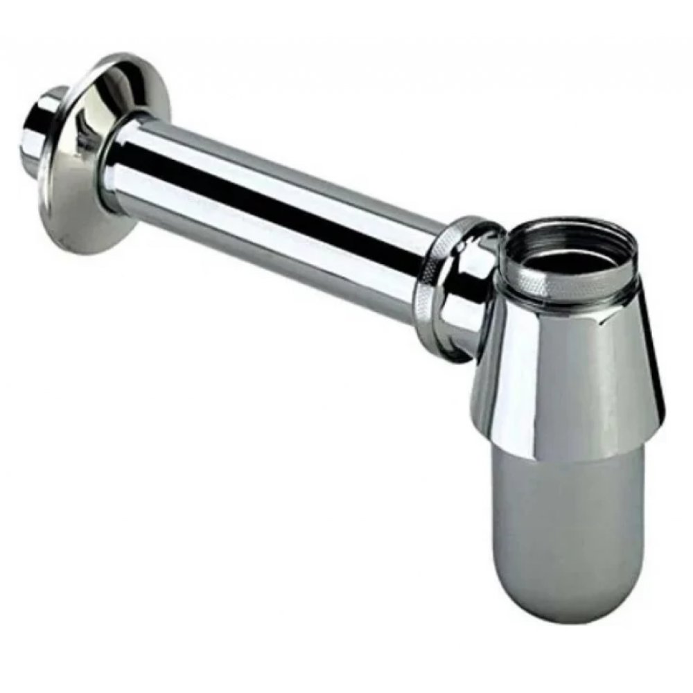 Сифон для раковины без выпуска Хром Frap F80