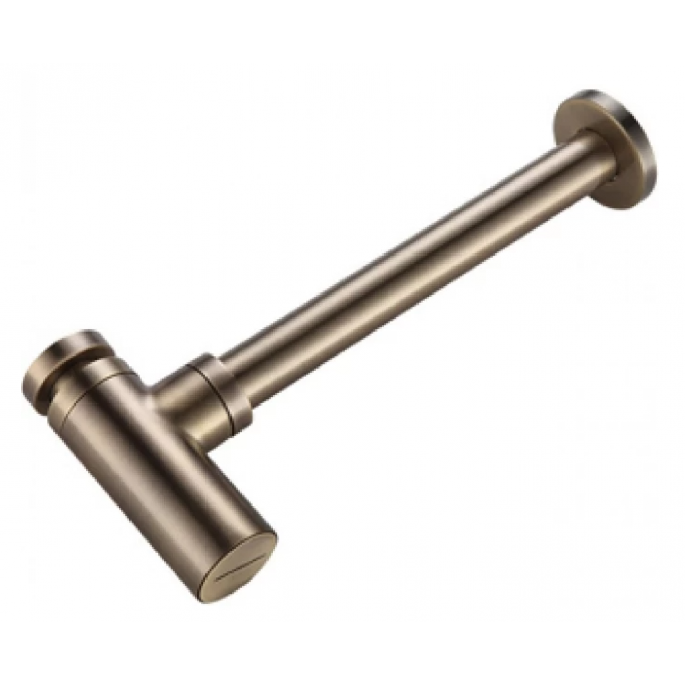 Сифон для раковины без выпуска Бронза Frap F82-4