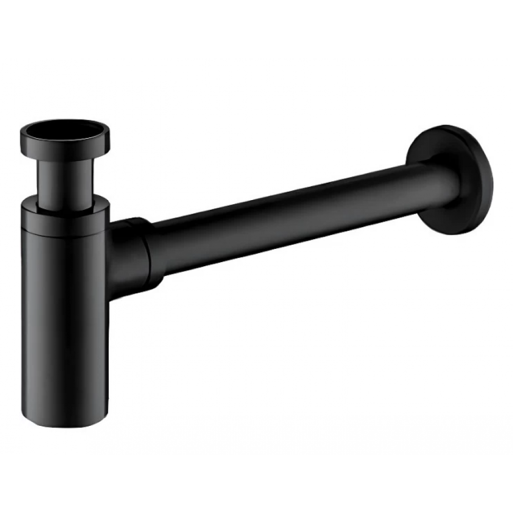 Сифон для раковины без выпуска Черный Frap F82-7