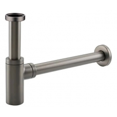 Сифон для раковины без выпуска Оружейная сталь Frap F82-9