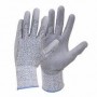 Перчатки х/б с полиуретановым покрытием ладони антипорез 5 класс